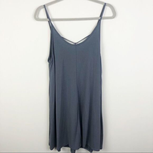 ALYA | FRANCESCA’S NEW Strappy Throw & Go Dress Powder Blue Women’s Size Large - Picture 7 of 7